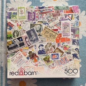 500 Piece Stamp Collage Puzzle